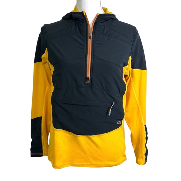 Oros Explorer Hoodie Yellow Black - Picture 1 of 10